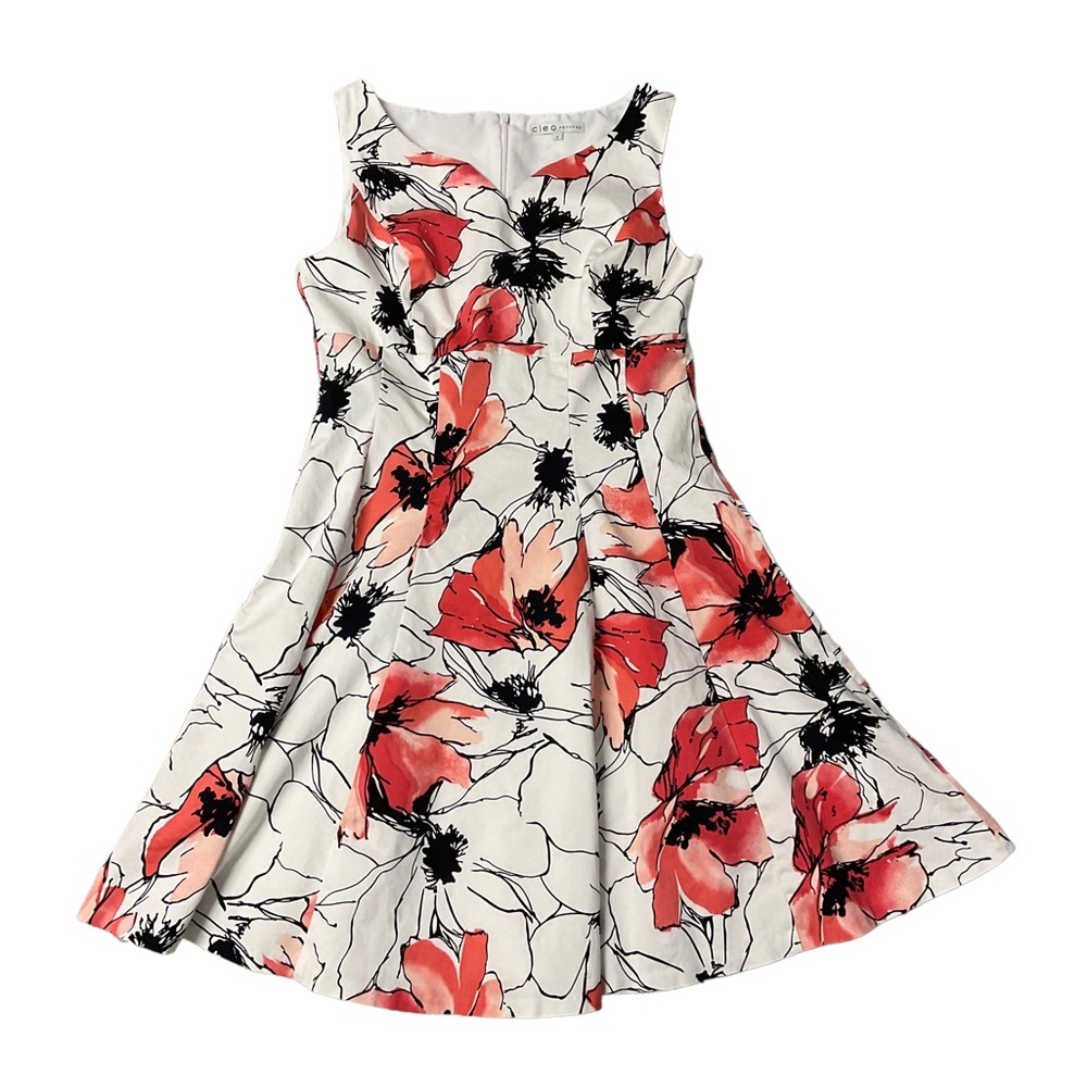 Cleo Floral Summer Dress, Size 14P